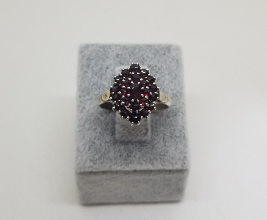 YAKUT TAŞLI ÖZEL YAPIM GÜMÜŞ YÜZÜK