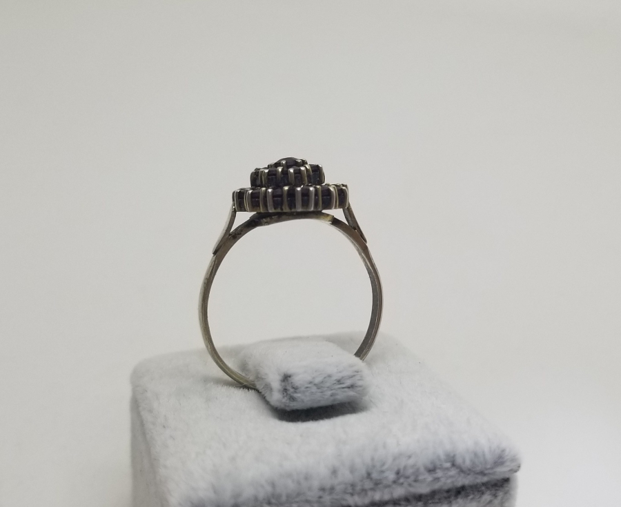 YAKUT TAŞLI ÖZEL YAPIM GÜMÜŞ YÜZÜK