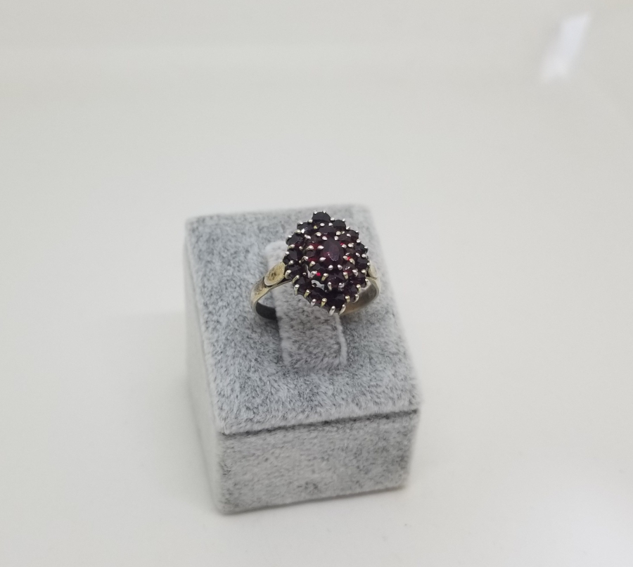 YAKUT TAŞLI ÖZEL YAPIM GÜMÜŞ YÜZÜK