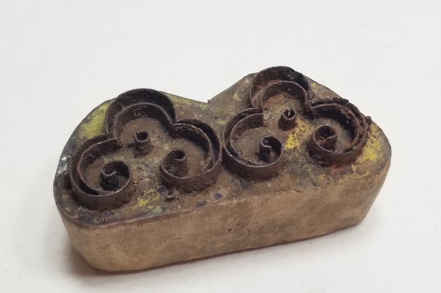 OSMANLI DÖNEMİ NADİR TOPHANE TEPSİ BASKI KALIBI