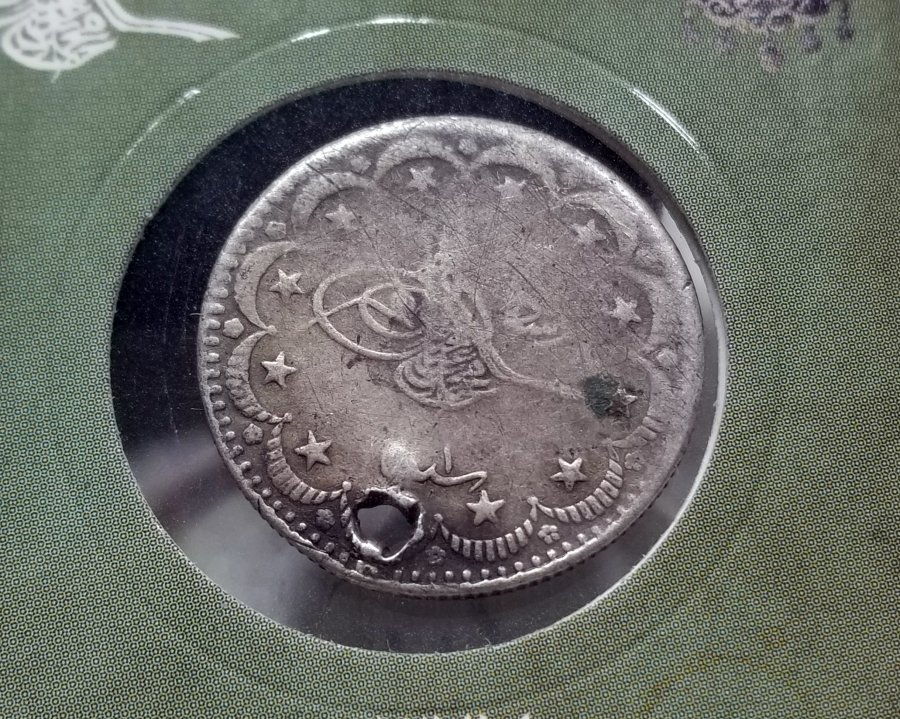 SULTAN MEHMET REŞAD HAN DÖNEMİ GÜMÜŞ 5 KURUŞ MECİDİYE