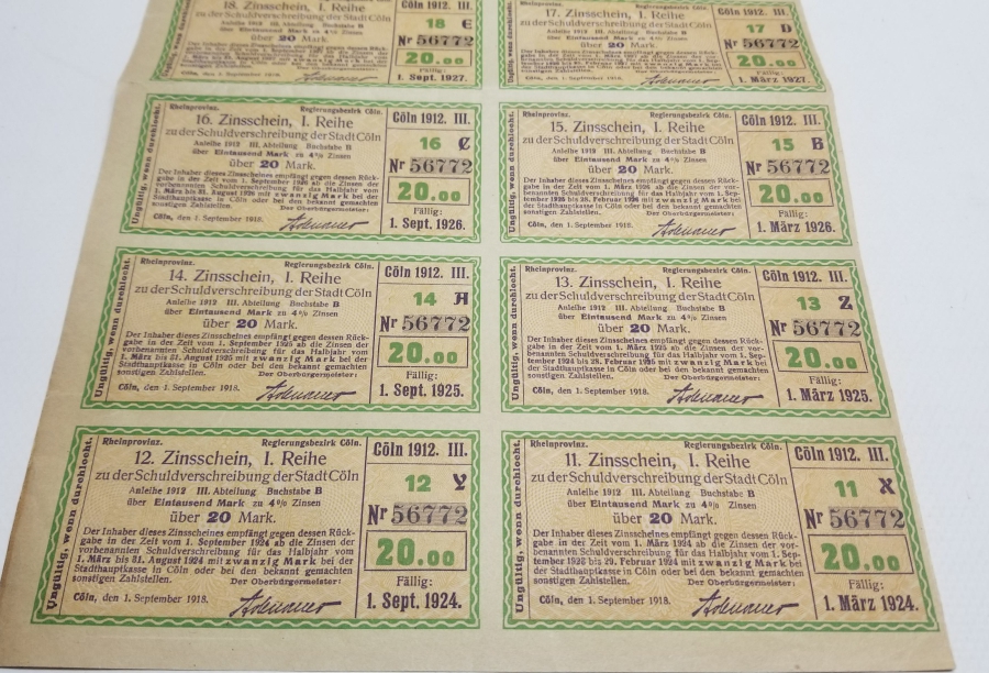 1928 TARİHLİ ALMAN HİSSE SENEDİ