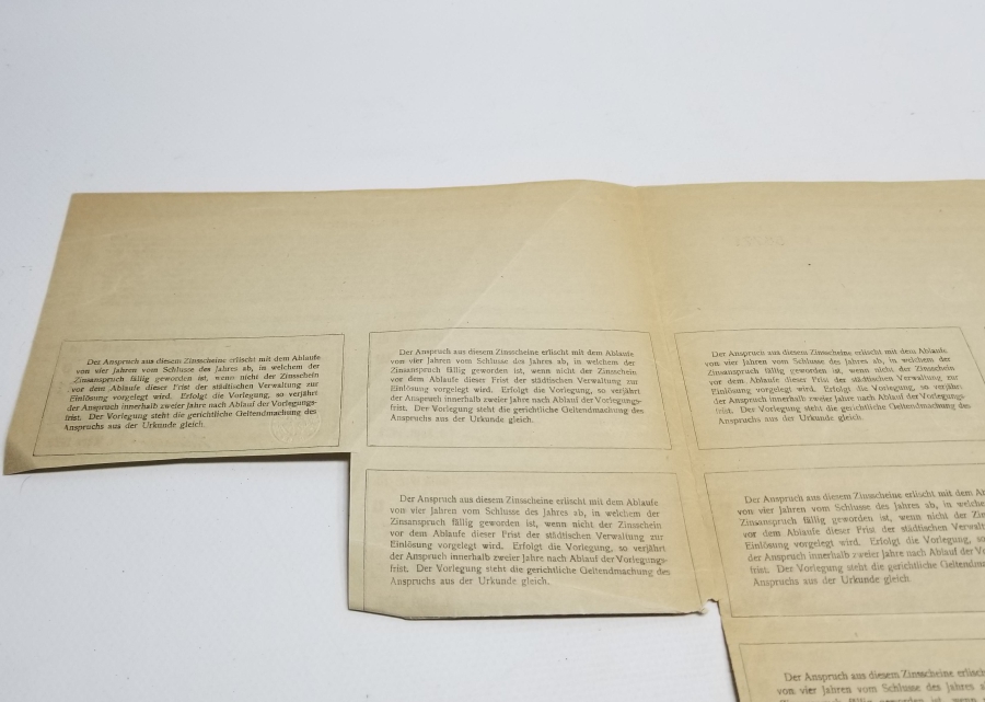 1928 TARİHLİ ALMAN HİSSE SENEDİ