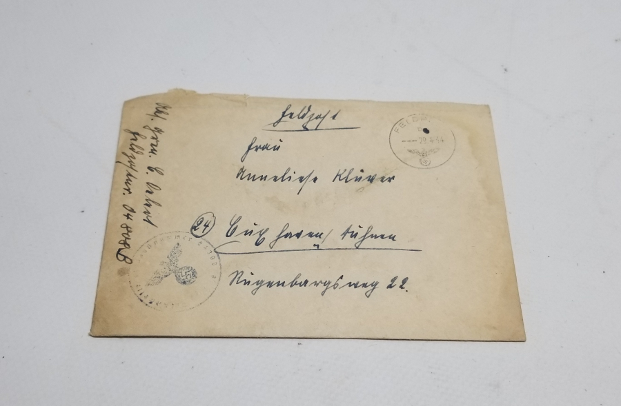 1944 TARİHLİ NAZİ DAMGALI MEKTUP