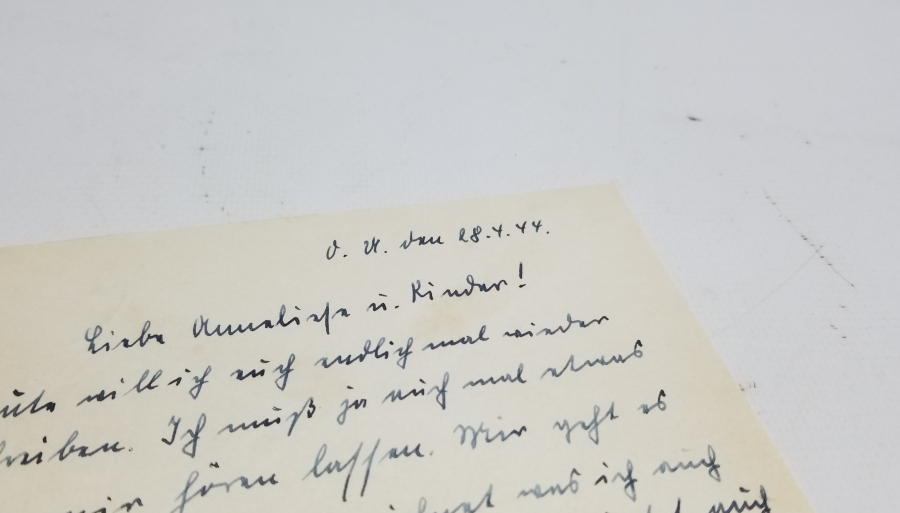 1944 TARİHLİ NAZİ DAMGALI MEKTUP