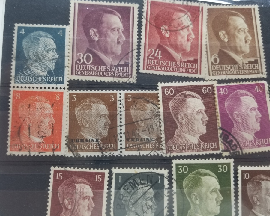 ADOLF HİTLER GÖRSELLİ ANTİKA PUL LOTU