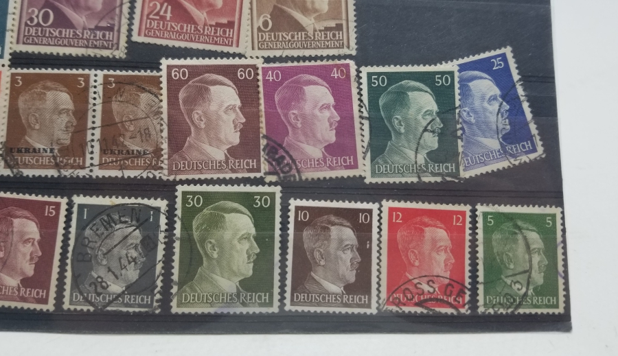 ADOLF HİTLER GÖRSELLİ ANTİKA PUL LOTU