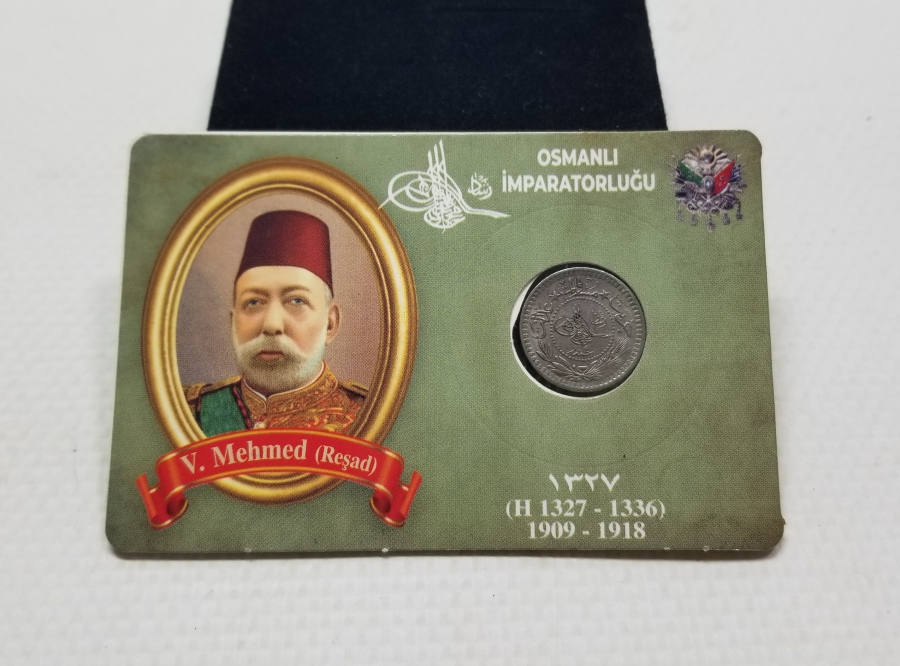 MEHMET REŞAT HAN DÖNEMİ KOLEKSİYONLUK NİKEL 5 PARA