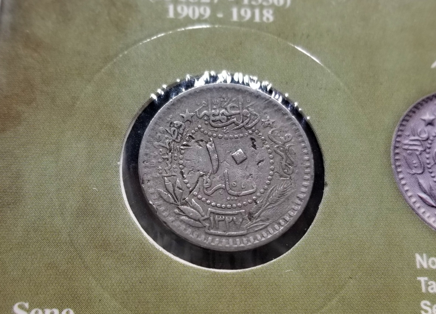 MEHMET REŞAT HAN DÖNEMİ KOLEKSİYONLUK NİKEL 10 PARA
