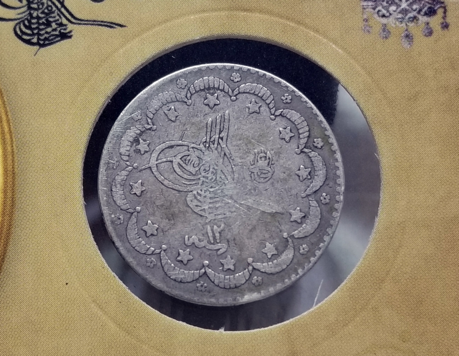 SULTAN ABDÜLHAMİD HAN DÖNEMİ GÜMÜŞ 5 KURUŞ MECİDİYE