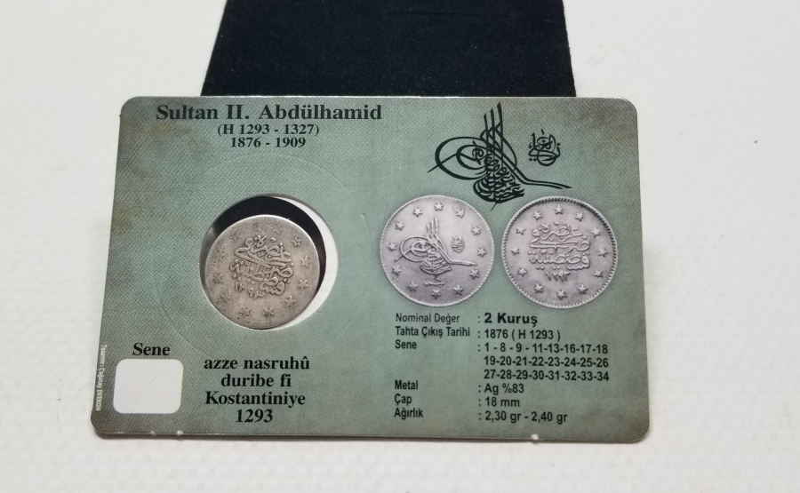 SULTAN ABDÜLHAMİD HAN DÖNEMİ GÜMÜŞ 2 KURUŞ MECİDİYE