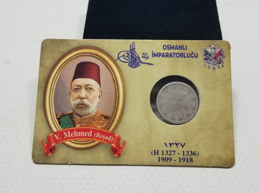 SULTAN MEHMET REŞAT HAN DÖNEMİ GÜMÜŞ 2 KURUŞ MECİDİYE