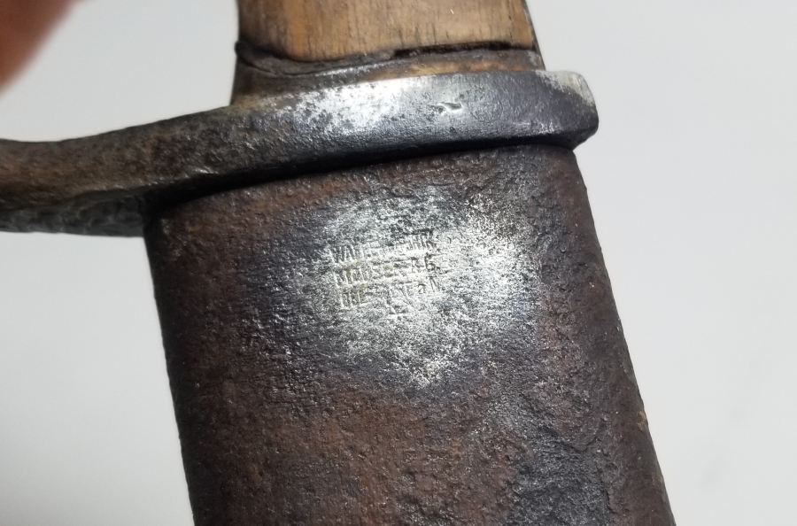 1. DÜNYA SAVAŞI 1916 TARİHLİ NADİR BUTCHER SÜNGÜSÜ - ÇOK NADİR