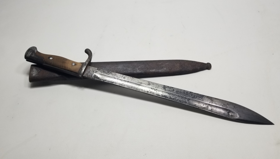 1. DÜNYA SAVAŞI 1916 TARİHLİ NADİR BUTCHER SÜNGÜSÜ - ÇOK NADİR