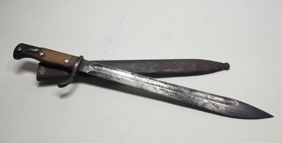 1. DÜNYA SAVAŞI 1916 TARİHLİ NADİR BUTCHER SÜNGÜSÜ - ÇOK NADİR