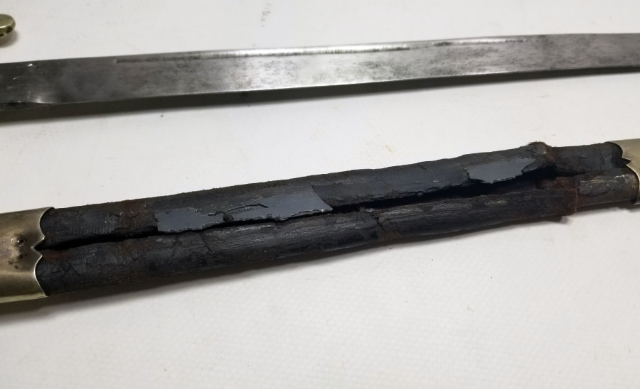 ORİJİNAL PÜSKÜLÜYLE ÇOK NADİR OSMANLI DÖNEMİ POLİS KILICI - OSMANLICA YAZILISI İLK KEZ GÖRÜLÜYOR