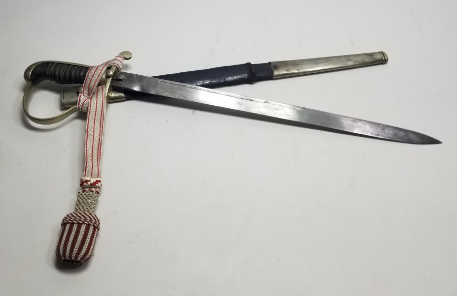 ORİJİNAL PÜSKÜLÜYLE ÇOK NADİR OSMANLI DÖNEMİ POLİS KILICI - OSMANLICA YAZILISI İLK KEZ GÖRÜLÜYOR