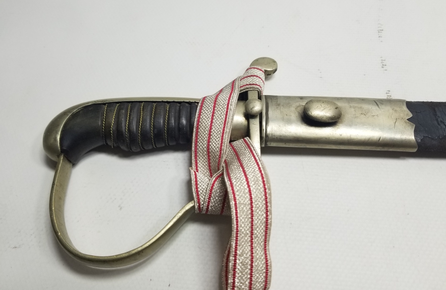 ORİJİNAL PÜSKÜLÜYLE ÇOK NADİR OSMANLI DÖNEMİ POLİS KILICI - OSMANLICA YAZILISI İLK KEZ GÖRÜLÜYOR