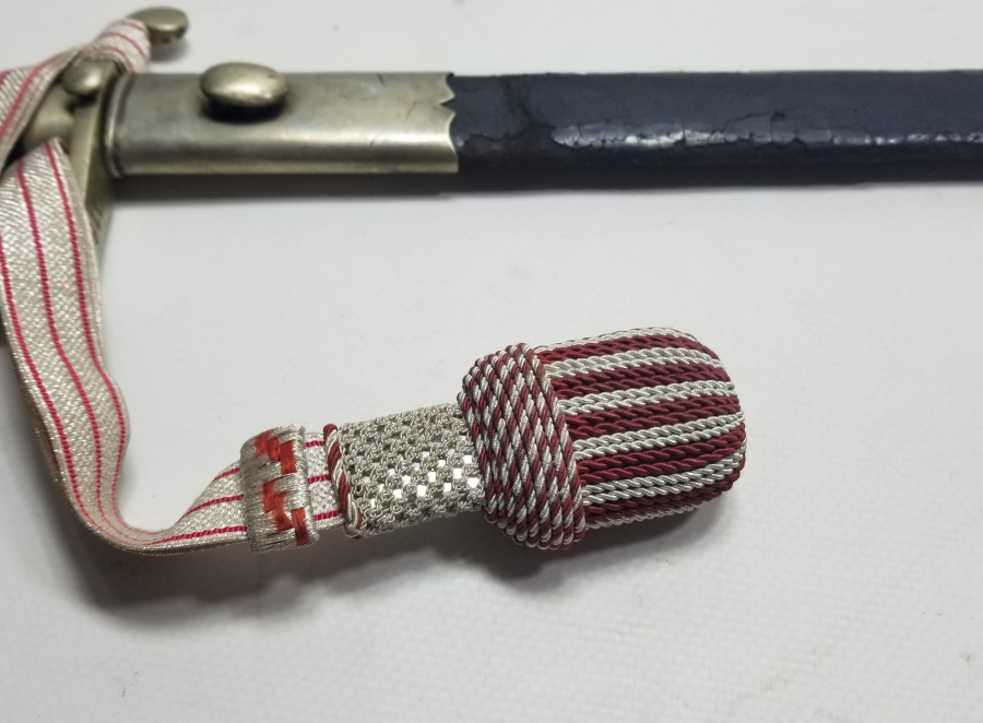 ORİJİNAL PÜSKÜLÜYLE ÇOK NADİR OSMANLI DÖNEMİ POLİS KILICI - OSMANLICA YAZILISI İLK KEZ GÖRÜLÜYOR