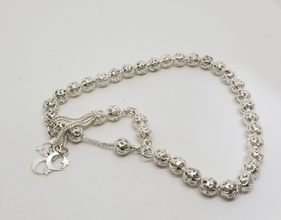 ÖZEL YAPIM GÜMÜŞ TESPİH