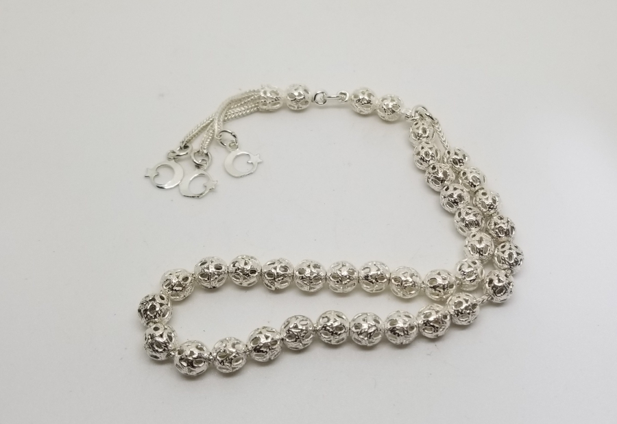 ÖZEL YAPIM GÜMÜŞ TESPİH