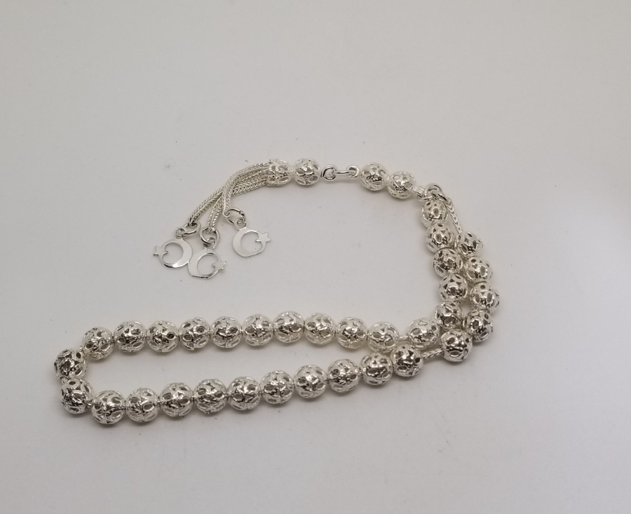 ÖZEL YAPIM GÜMÜŞ TESPİH