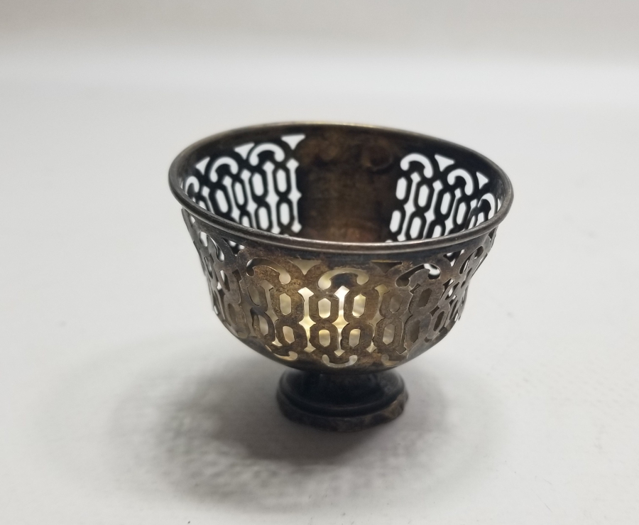 TESTERE VE KALEM İŞÇİLİKLİ OSMANLI DÖNEMİ GÜMÜŞ TUĞRALI FİNCAN ZARFI