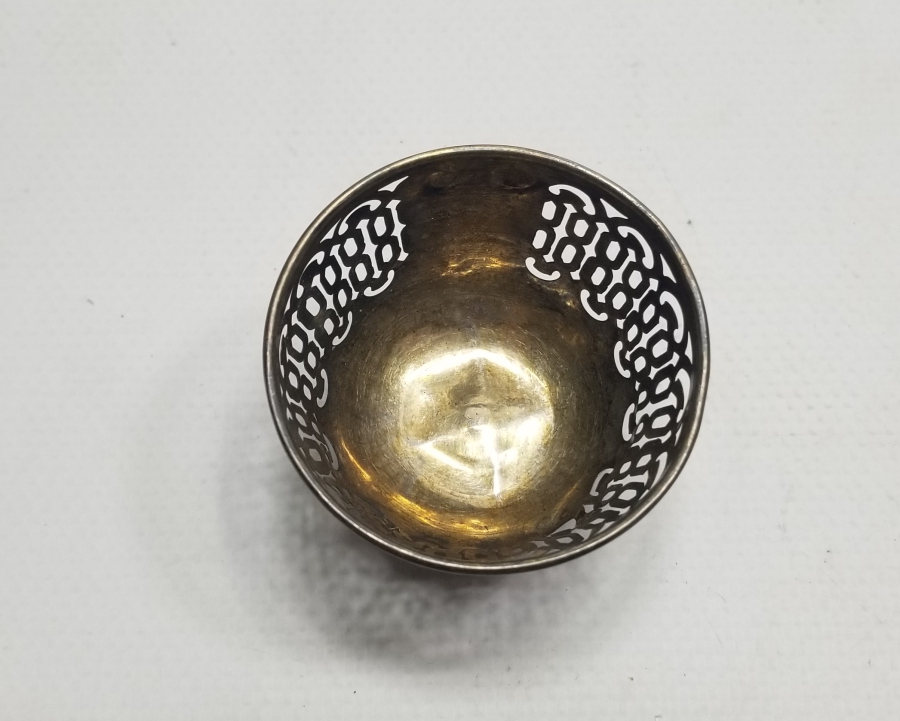 TESTERE VE KALEM İŞÇİLİKLİ OSMANLI DÖNEMİ GÜMÜŞ TUĞRALI FİNCAN ZARFI