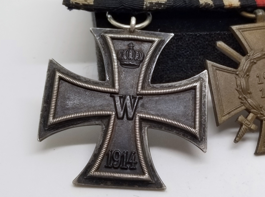 ALMAN DEMİR HAÇ VE ALMAN LİYAKAT MADALYALI NADİR ÇİFTLİ MADALYA