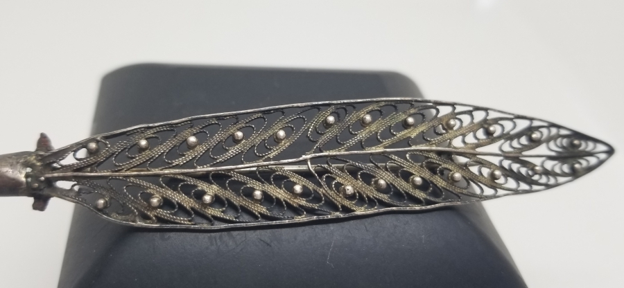 OSMANLI DÖNEMİ TELKARİ İŞÇİLİKLİ GÜMÜŞ DİVİT