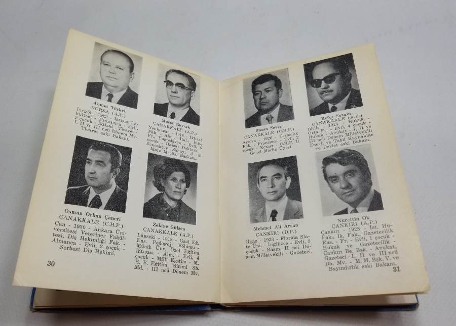 1974 YILI TBMM ALBÜMÜ