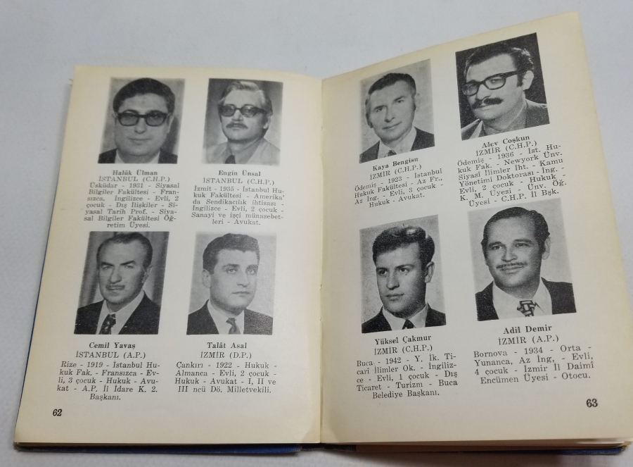 1974 YILI TBMM ALBÜMÜ