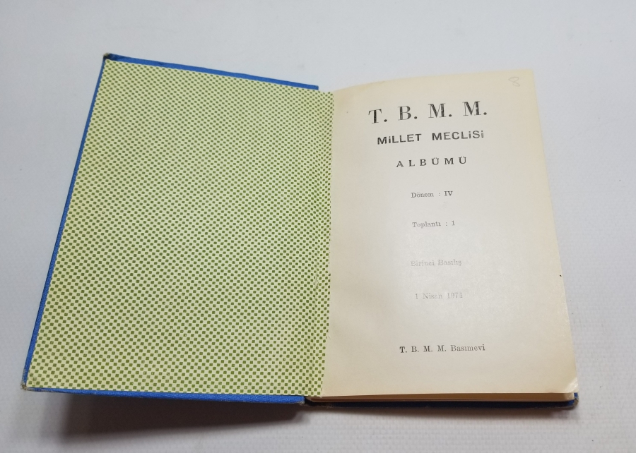 1974 YILI TBMM ALBÜMÜ