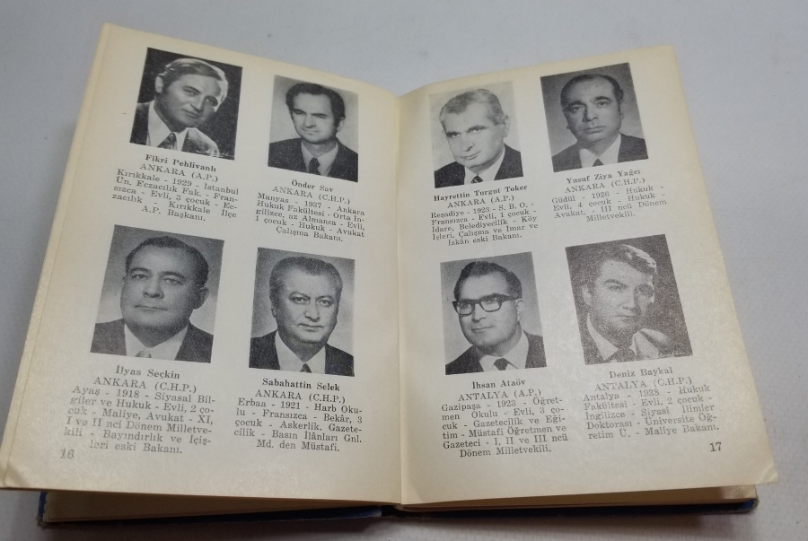 1974 YILI TBMM ALBÜMÜ