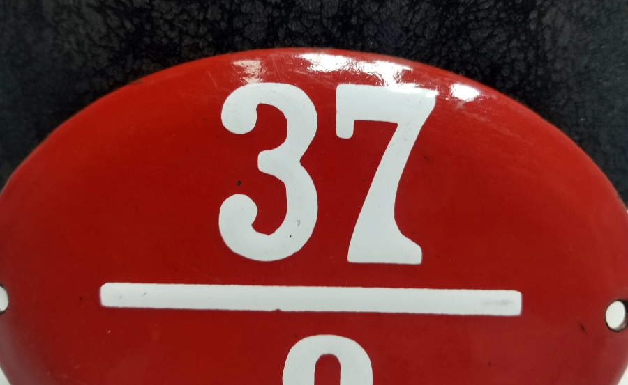 ANTİKA EMAYE KAPI NUMARASI