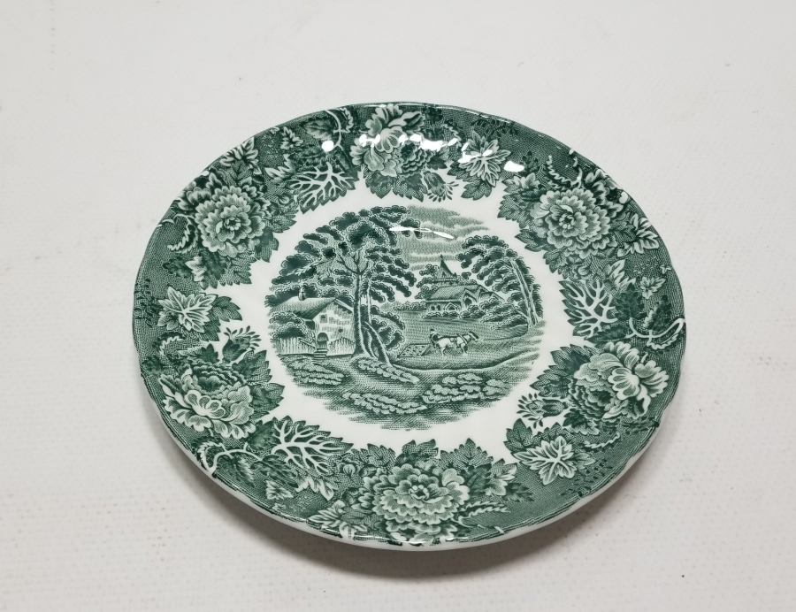 İNGİLİZ YAPIMI ANTİKA PORSELEN TABAK