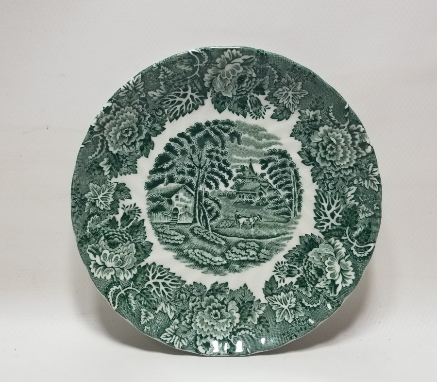 İNGİLİZ YAPIMI ANTİKA PORSELEN TABAK