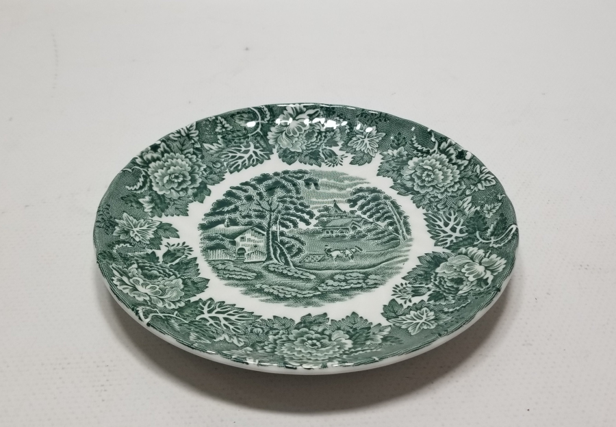 İNGİLİZ YAPIMI ANTİKA PORSELEN TABAK