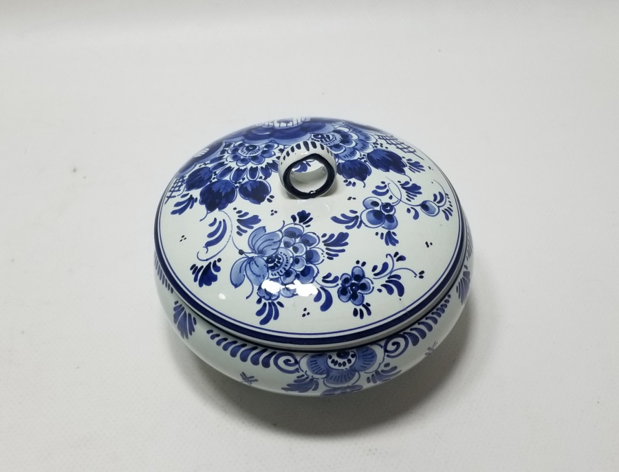 DELFT MARKA HOLLANDA YAPIMI ANTİKA PORSELEN ŞEKERLİK