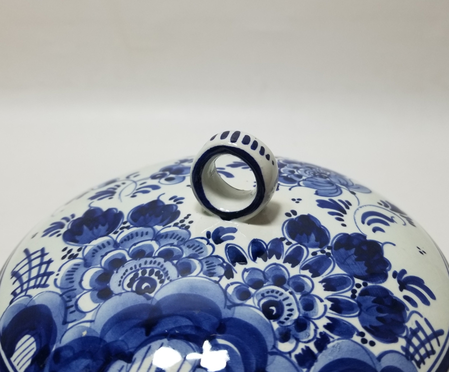 DELFT MARKA HOLLANDA YAPIMI ANTİKA PORSELEN ŞEKERLİK