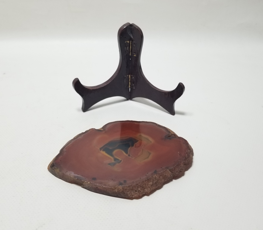 ANTİKA DOĞAL AKİK TAŞI BİBLO