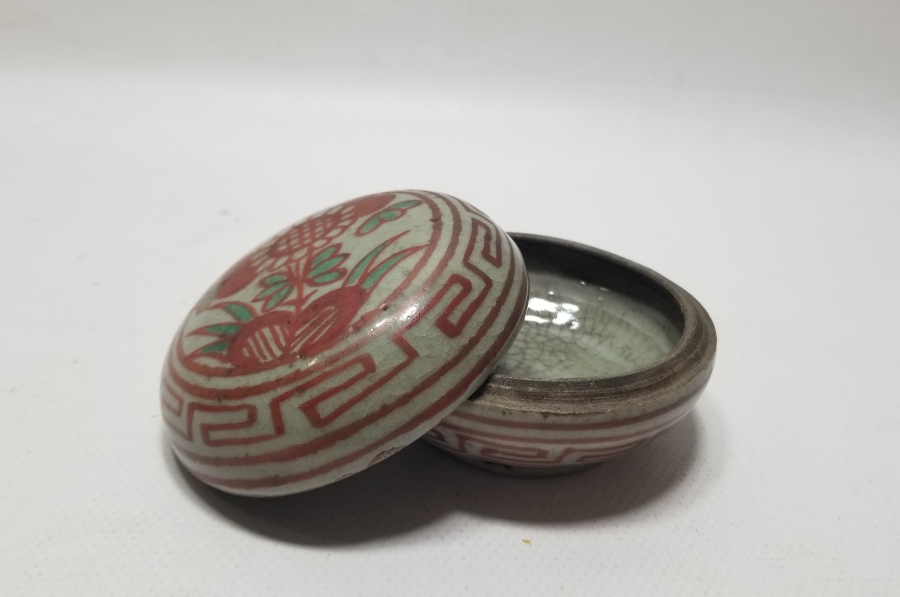 ALTI YAZILI ANTİKA UZAKDOĞU MÜREKKEP KASESİ