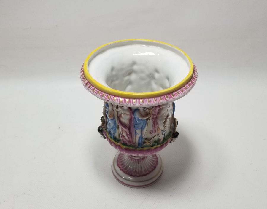 OSMANLI DÖNEMİ NADİR TİPTE EL BOYAMA SUNAK KASESİ