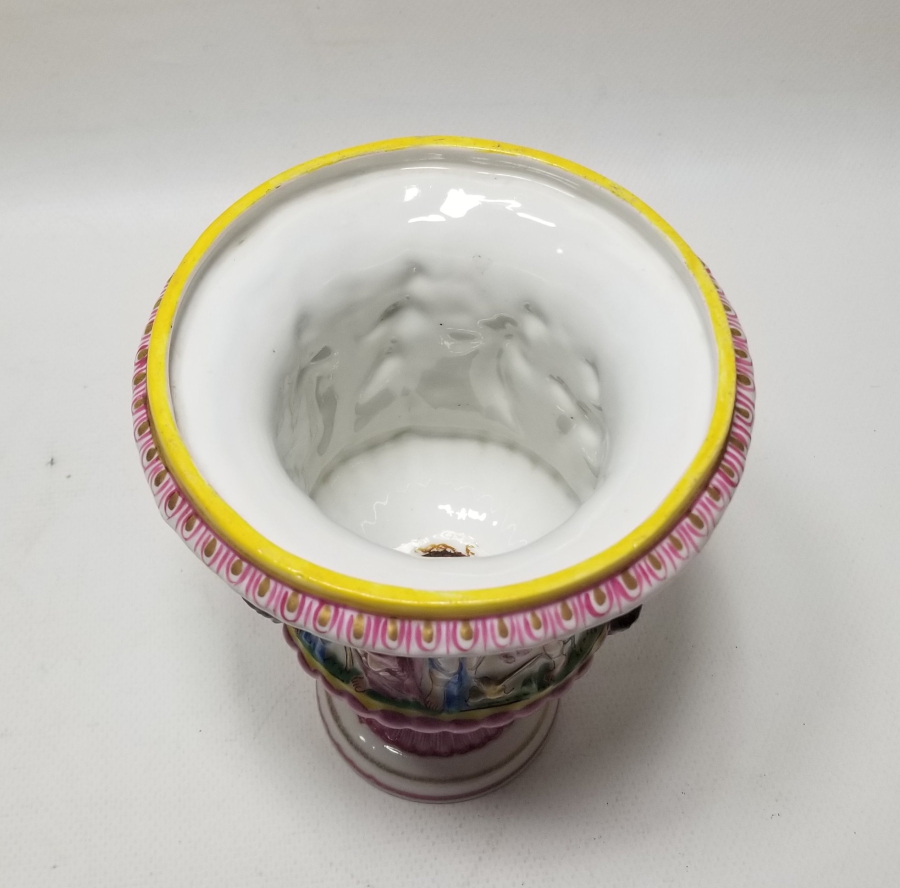 OSMANLI DÖNEMİ NADİR TİPTE EL BOYAMA SUNAK KASESİ