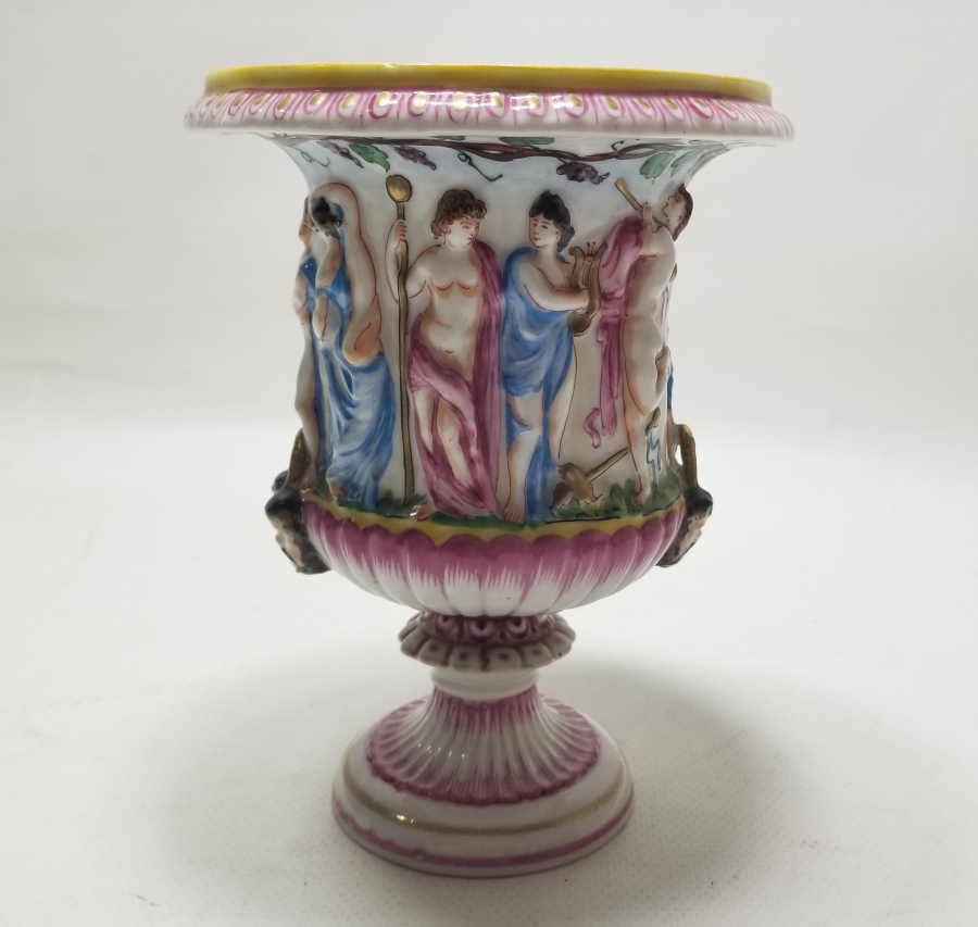 OSMANLI DÖNEMİ NADİR TİPTE EL BOYAMA SUNAK KASESİ