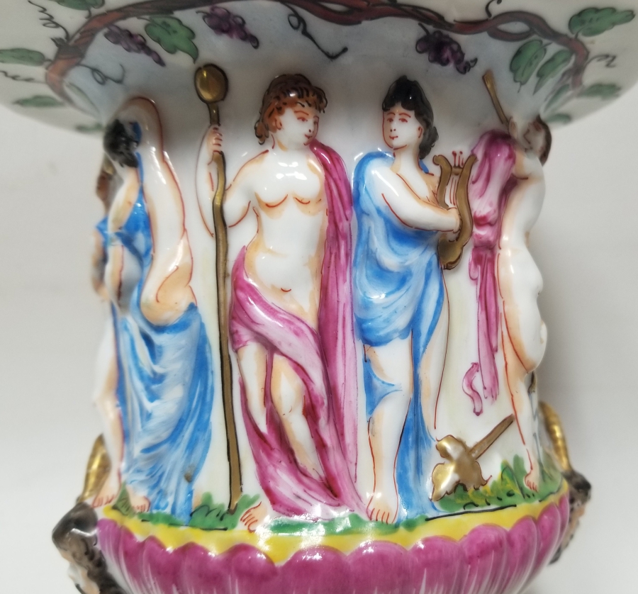 OSMANLI DÖNEMİ NADİR TİPTE EL BOYAMA SUNAK KASESİ