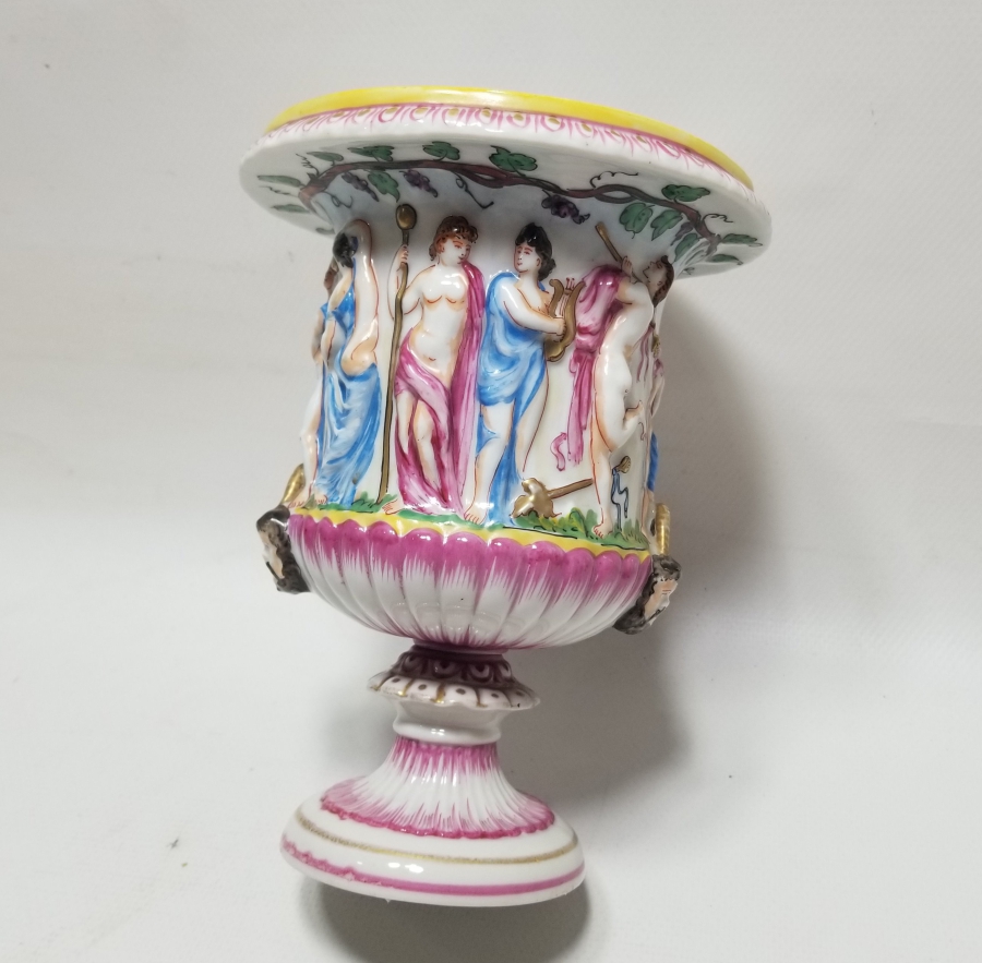 OSMANLI DÖNEMİ NADİR TİPTE EL BOYAMA SUNAK KASESİ