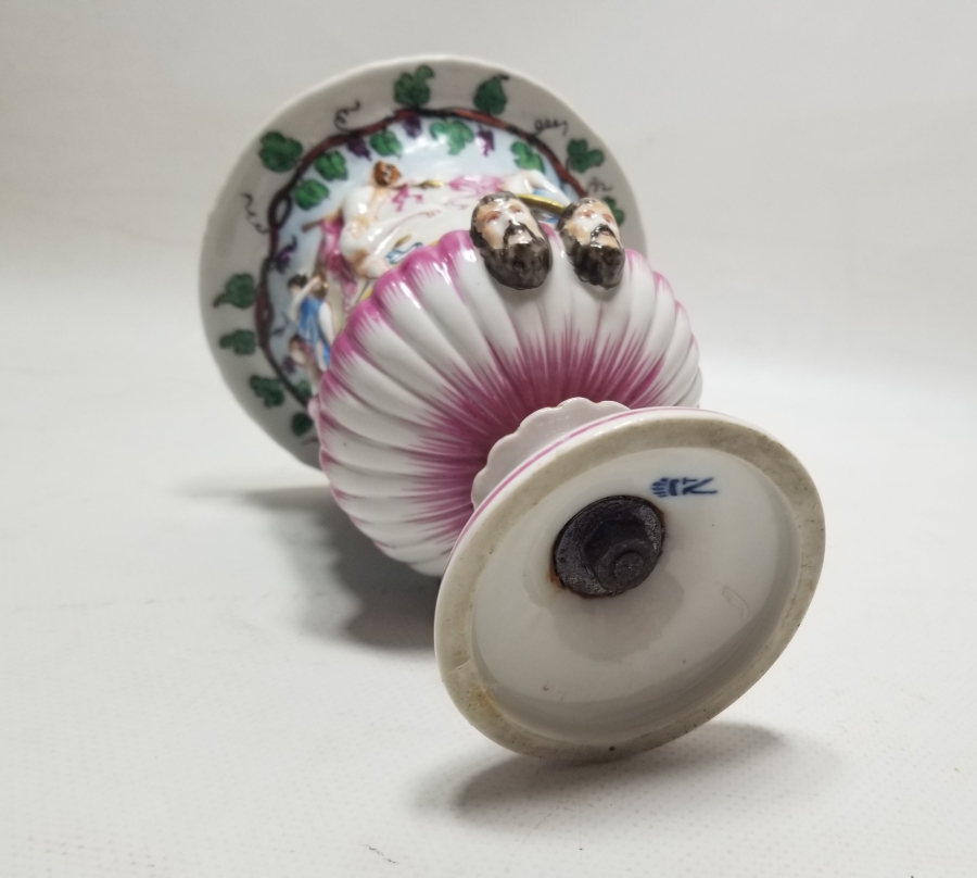 OSMANLI DÖNEMİ NADİR TİPTE EL BOYAMA SUNAK KASESİ