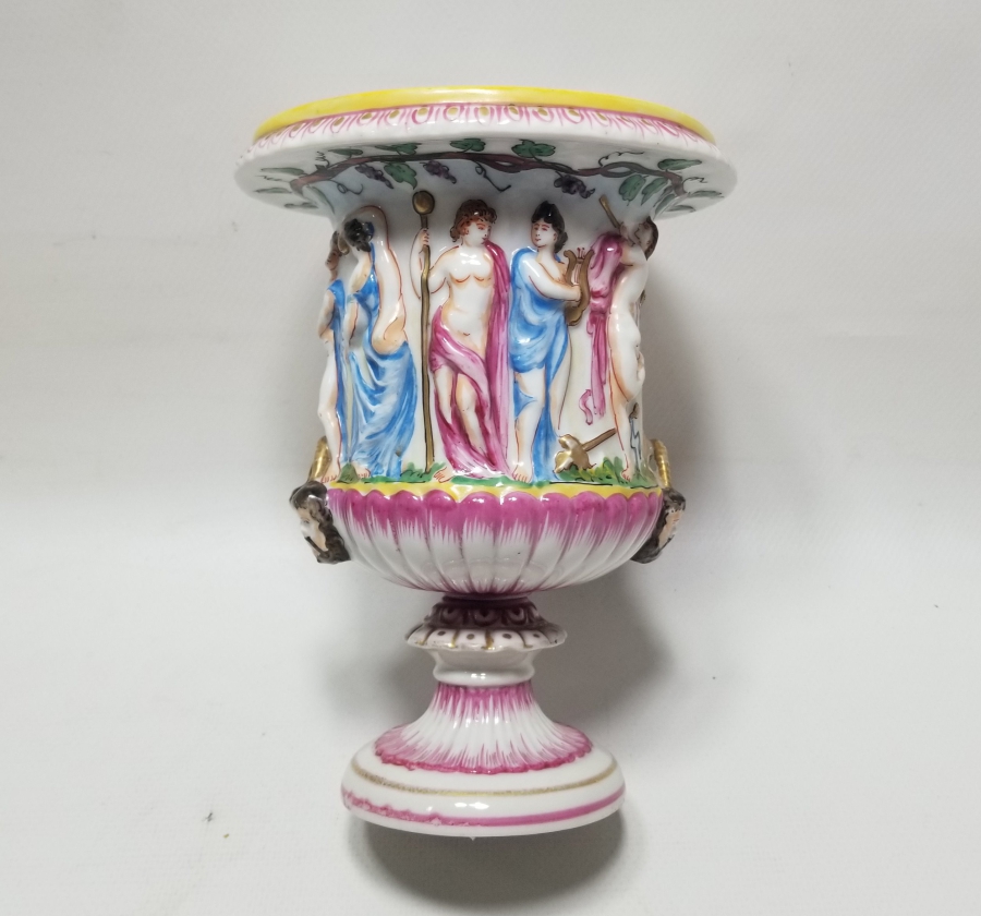 OSMANLI DÖNEMİ NADİR TİPTE EL BOYAMA SUNAK KASESİ