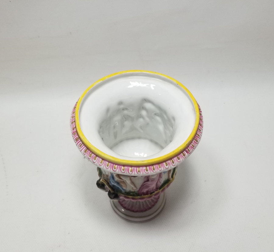 OSMANLI DÖNEMİ NADİR TİPTE EL BOYAMA SUNAK KASESİ